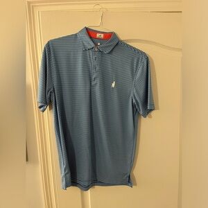 Blue striped Johnnie o polo